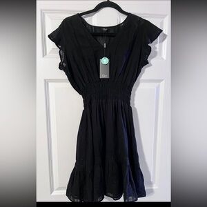 NWT RAILS BLACK LACE DETAIL DRESS SMALL
